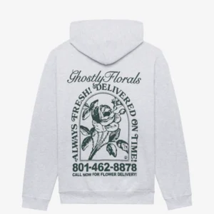 lonely Ghost white Hoodie