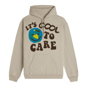 It,s Cool To Care Hoodie Crem