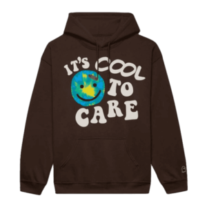 It,s Cool To Care Hoodie Brown